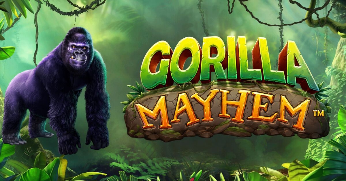 Gorilla Mayhem, Pragmatic Play, jogo de slot, selva, gorilas